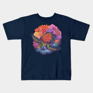 Sea Turtle Reef Kids T-Shirt